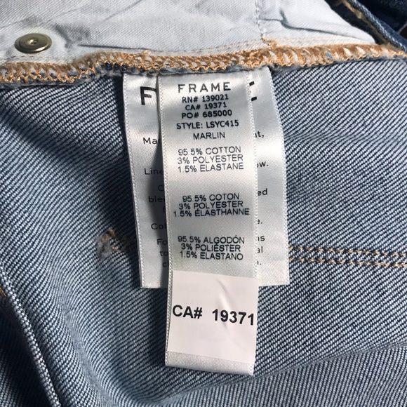 Frame Le Sylvie Crop Straight Leg Jeans size 32 - Picture 16 of 16